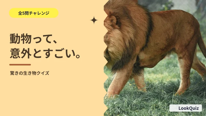 動物の意外な豆知識